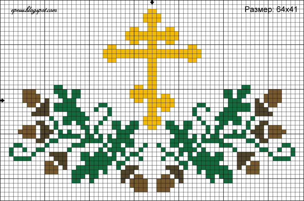 Вышивка креста православного схема